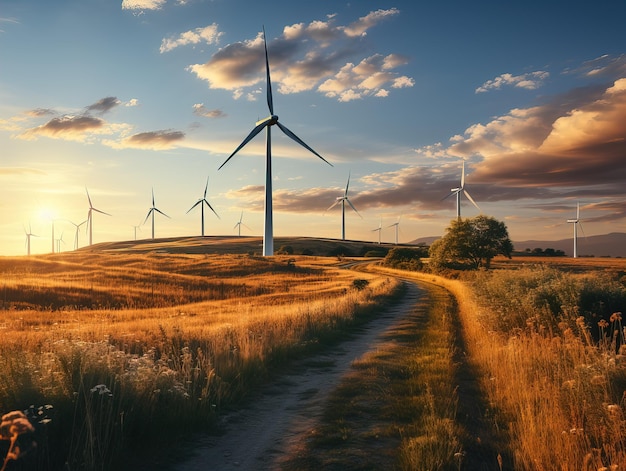 zonnepanelen windmolens hernieuwbare energie Generatieve AI