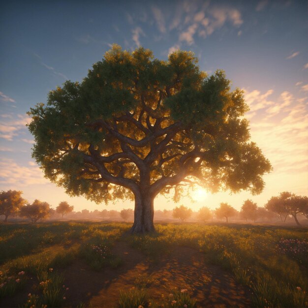 Zonneschijn en groen.