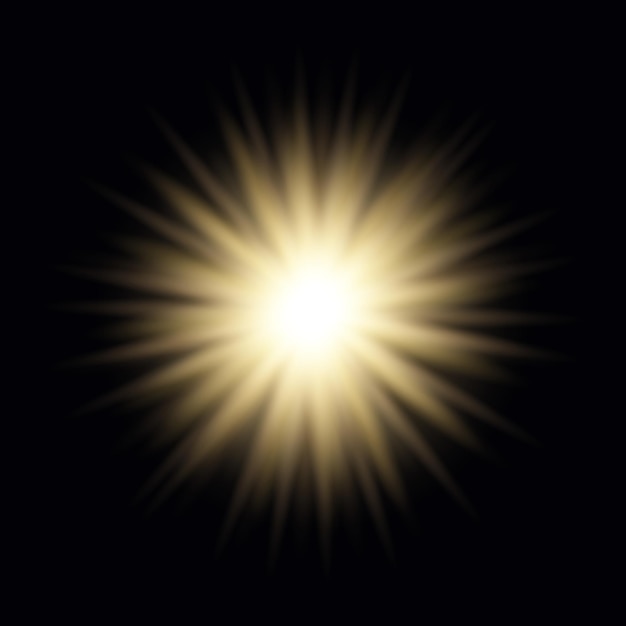 Zonnestralingslicht speciaal lens flare-licht-effect