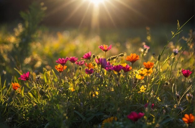 Zonnige Serenade Wildbloem Bad