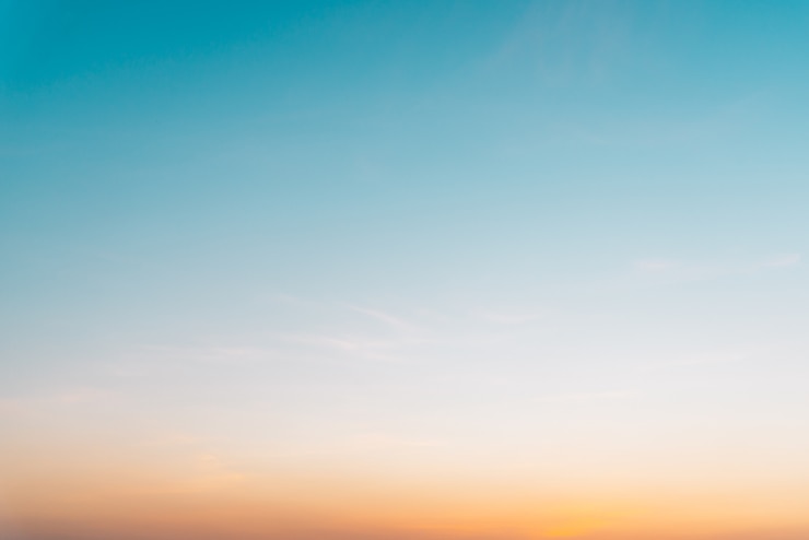 Foto zonsondergang hemelachtergrond.