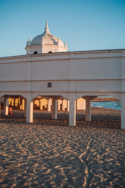 Zonsondergang in Cadiz, Andalusië