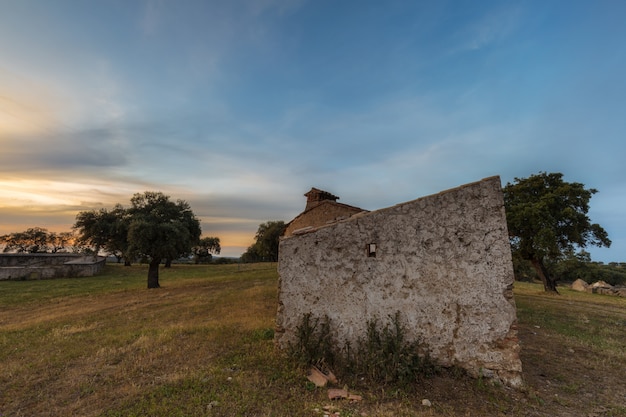 Zonsondergang in Extremadura