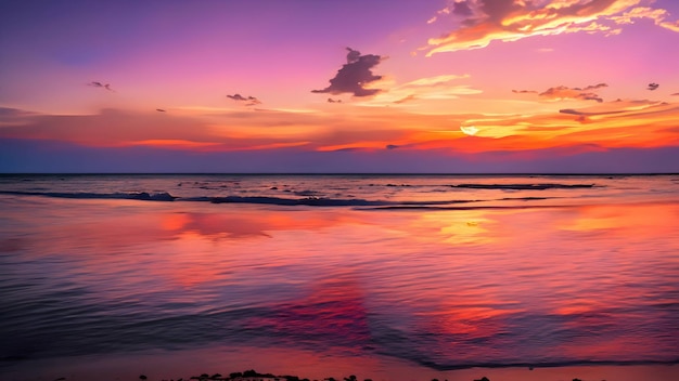 zonsondergang over de oceaan