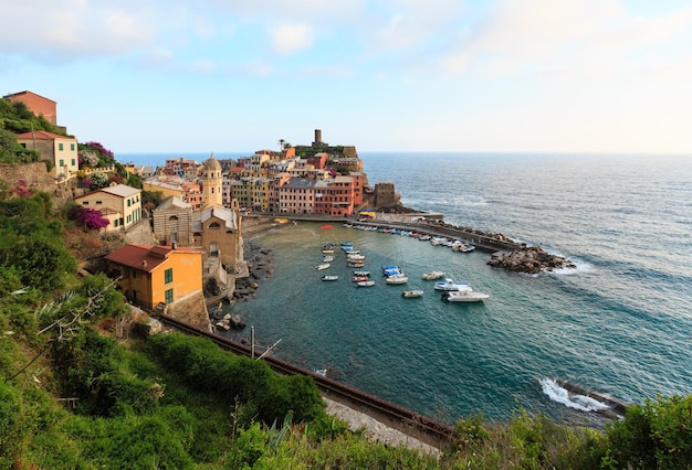 Zonsondergang vernazza cinque terre