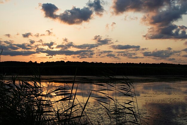 Foto zonsondergang