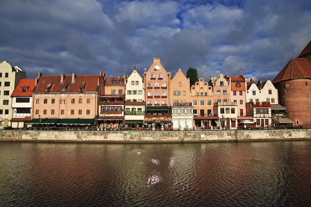 Zonsopgang in Gdansk in Noord-Polen