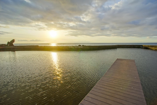 Zonsopgang Pier