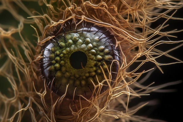 A zoom texture of anabaena skin animal