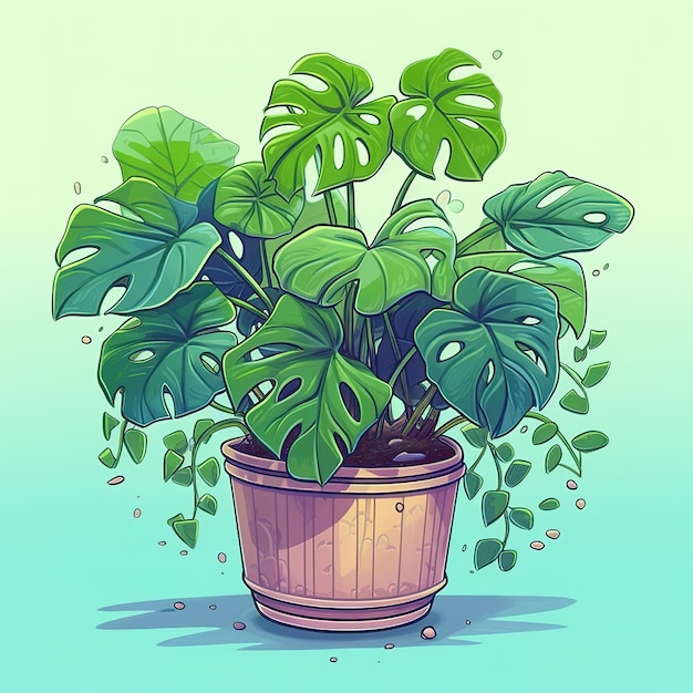 Zorg voor planten vector illustratie