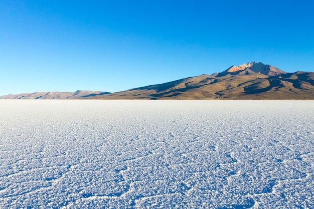Zoutvlakte in Salar de Uyuni, Bolivia