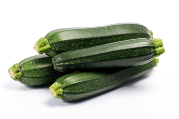 Zucchine vegetable isolated white background