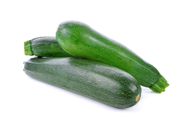 Photo zucchini cucumber isolated on white space