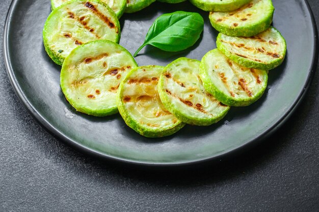 zucchini fried barbecue grill