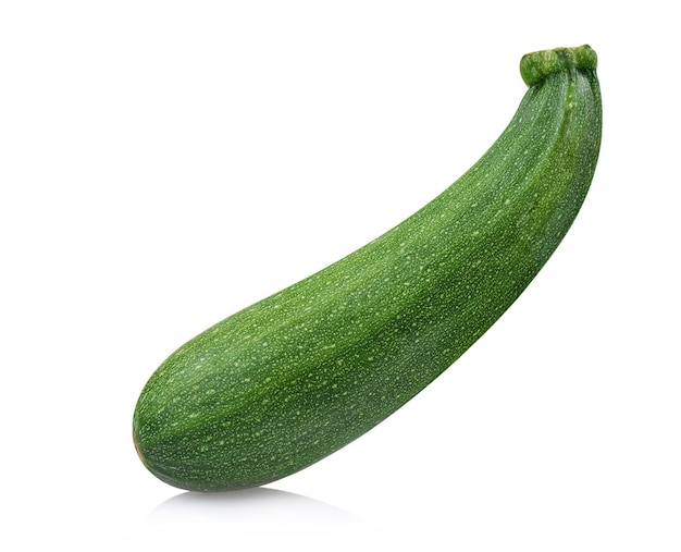 Zucchini isolated on white background