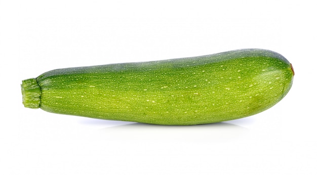 Zucchini isolated on white 