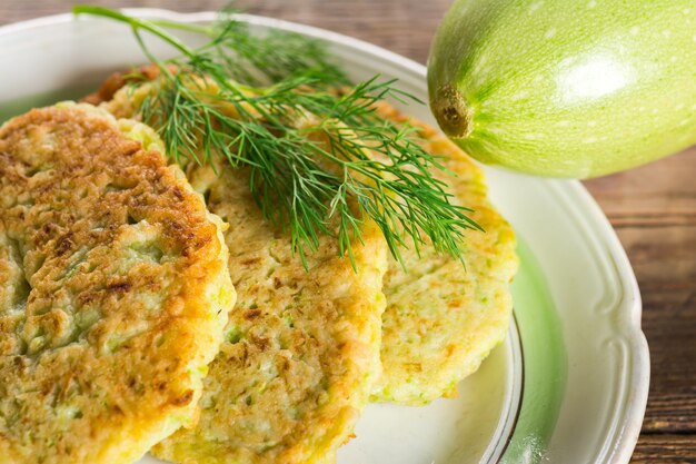 Frittelle di zucchine alla piastra