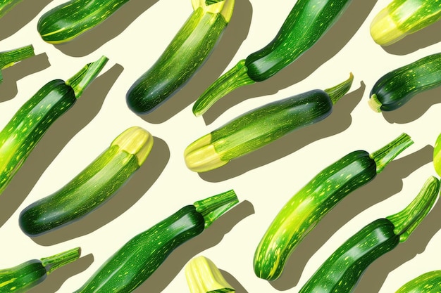 Photo zucchini pattern