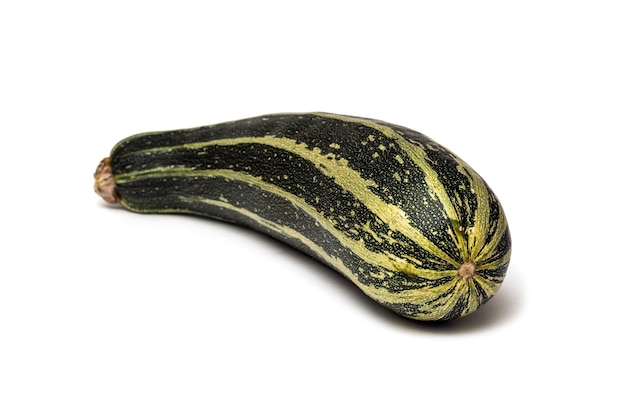 Zucchini on a white background