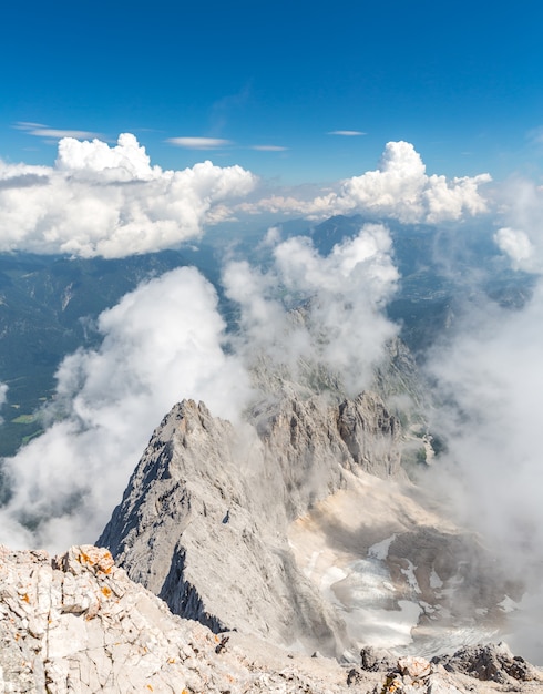 Zugspitze bergtop van Duitsland