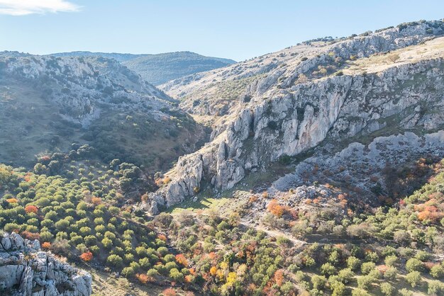 写真 スペインのコルドバ州にあるスエロスの白い村