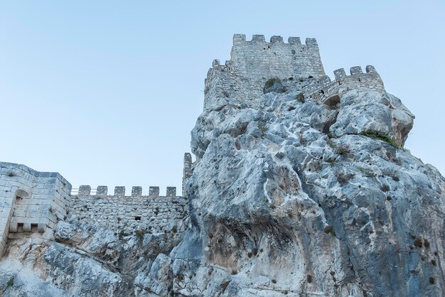 Zuheros white village of the province of Cordoba in Spain