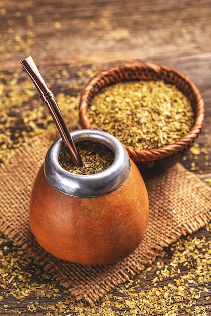 Zuid-Amerikaanse yerba mate thee