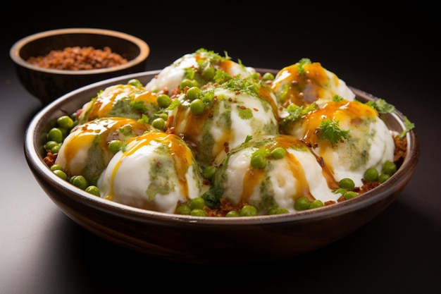 Zuid-Aziatische juweel Dahi vada bhalla een smaakvolle chaat afkomstig uit het culinaire erfgoed van India