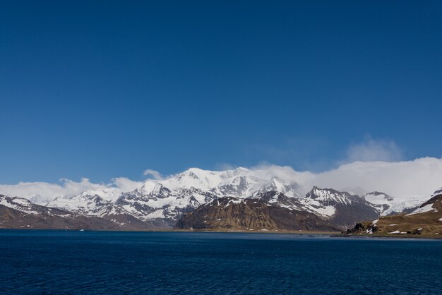 Zuid-georgia grytviken-landschap