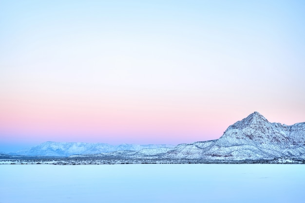 Zuid-Utah winterlandschap