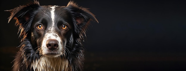 Zuiverbloed, puurbloed, mooie border collie hond ras, achtergrond, natuur geïsoleerd.