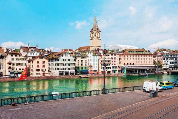 Zurich city centre in Switzerland