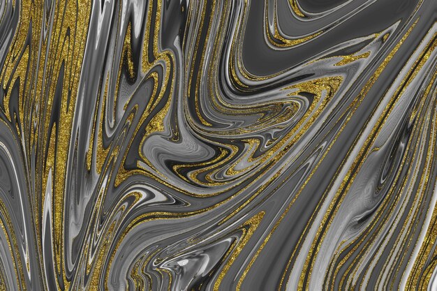 Zwart en goud marmeren textuur