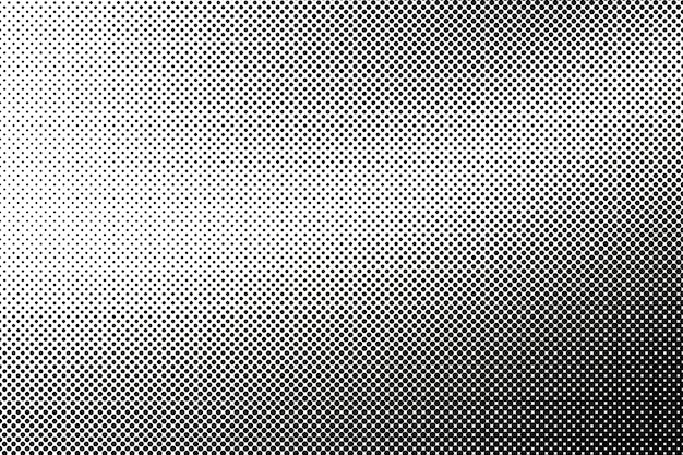 Zwart-en-wit Abstract Halftone Grainy Gradient Achtergrond Textuur in Poster Banner