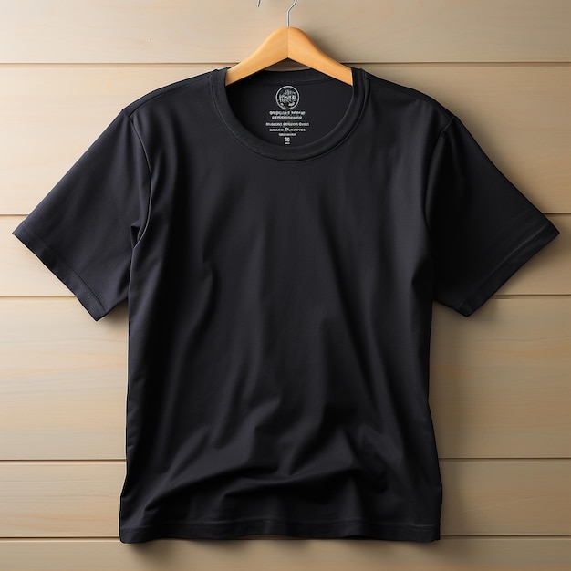 zwart t-shirt mockup