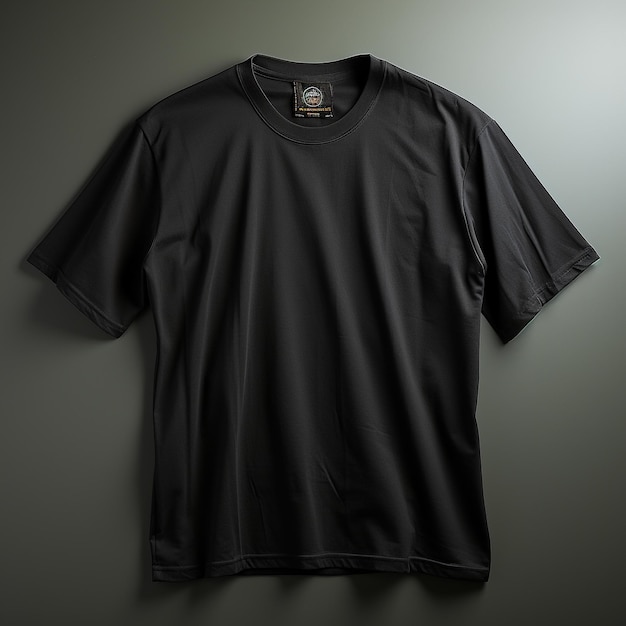 zwart t-shirt mockup