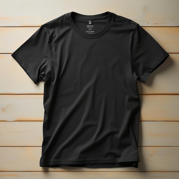 zwart t-shirt mockup