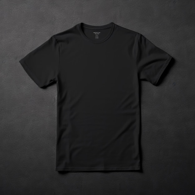 Zwart t-shirtmodel