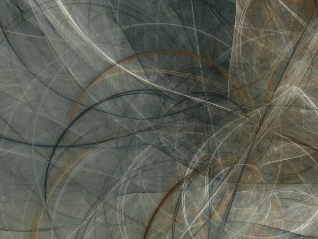 zwart-wit abstracte fractal achtergrond 3D rendering illustratie
