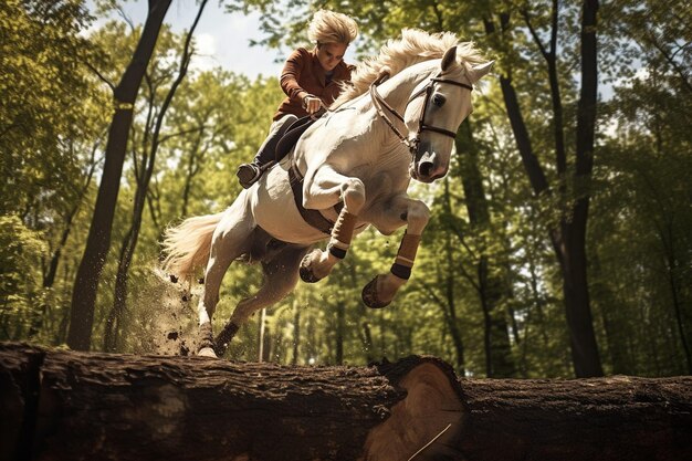 Zwart-wit foto die de kracht en schoonheid van een paard weergeeft