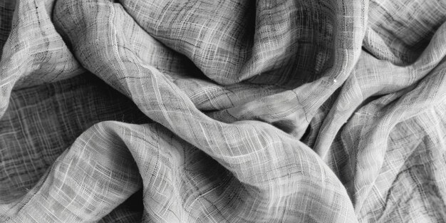 Foto zwart-wit foto van een deken die geschikt is voor verschillende ontwerpprojecten