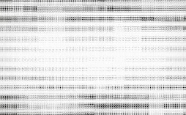 Zwart wit glitchy halftone achtergrond zanderig rommelig grungy onregelmatige monochrome textuur kopie ruimte