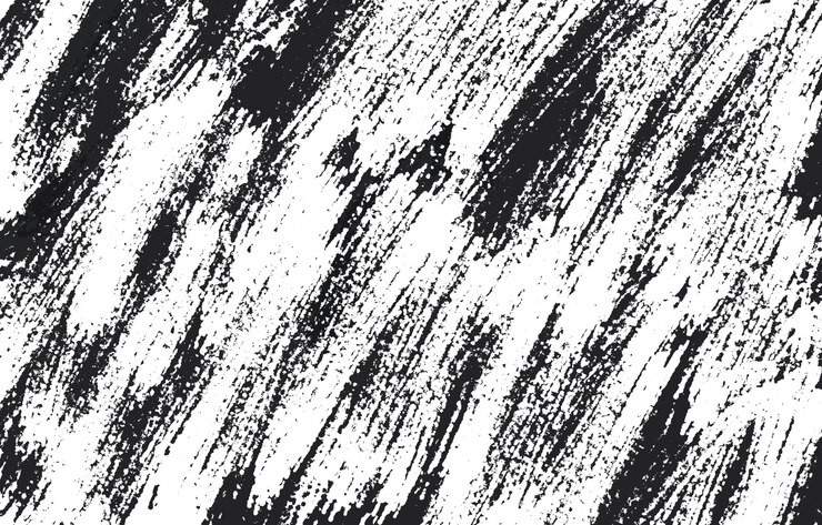 Zwart-wit grunge Distress overlay textuur Abstract oppervlaktestof en ruwe vuile muur