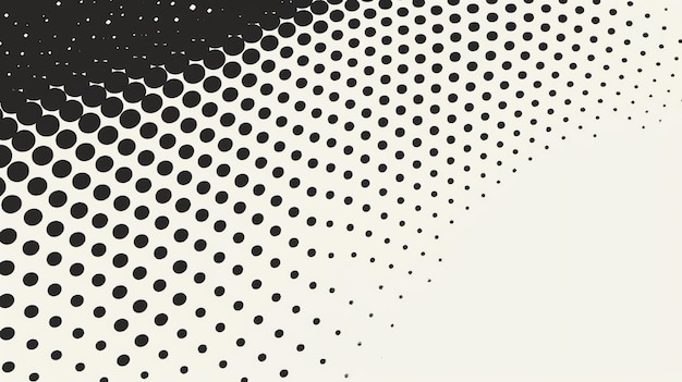 Foto zwart-wit halftone polka dot patroon abstracte monochrome gestreepte achtergrond vector illustratie