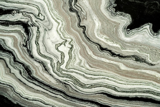 Zwart-wit marmer patroon textuur achtergrond speciale golf lijn