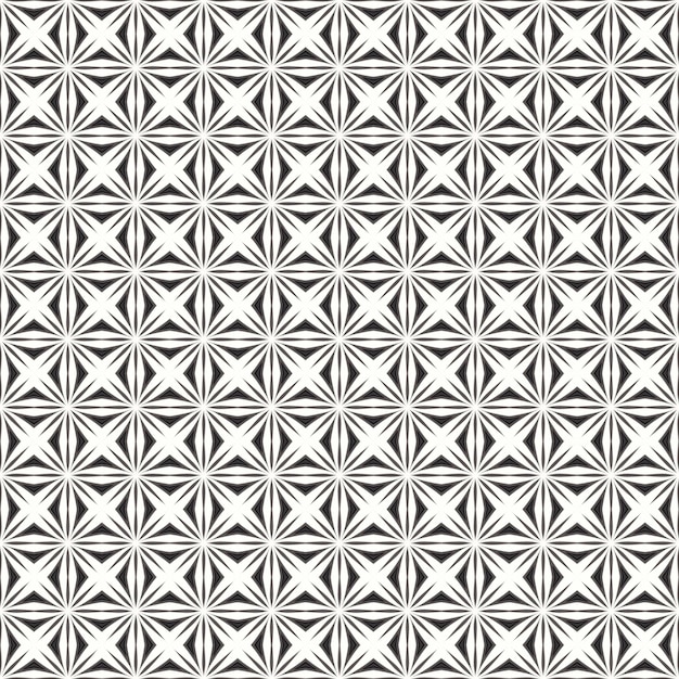 Zwart-wit patroon van vierkanten.