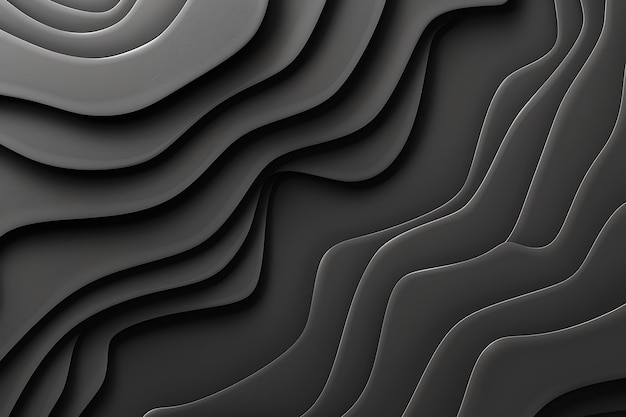 Foto zwarte achtergrond met curve motion lines effect