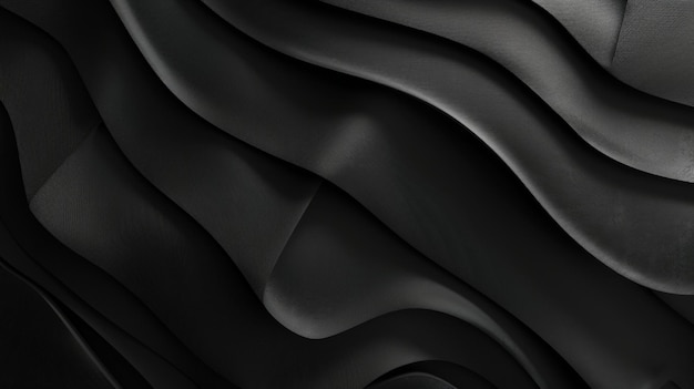Zwarte achtergrond met een curve-ontwerp