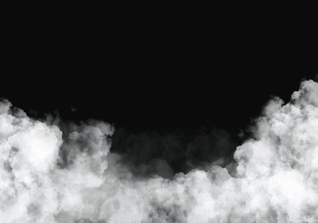 Foto zwarte achtergrond rook