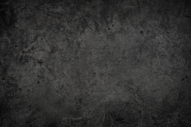 Zwarte betonnen muur textuur achtergrond. Gepolijst betonnen vloer grunge oppervlak.